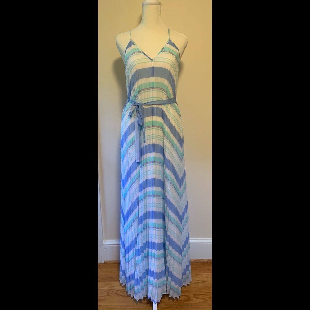 Victoria’s Secret Maxi Dress Blue White Stripes, S